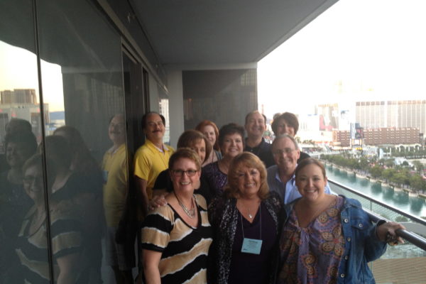 Bowman and Brooke office admin at planning retreat