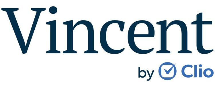 Standard jpg_Logo_Vincent by Clio_Vincent by Clio Logo Colour Vincent by Clio, legal research AI tool